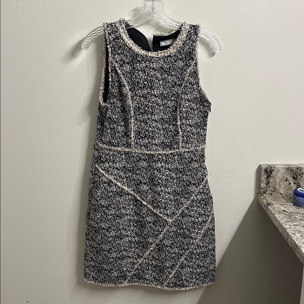 Elegant Black and White Dress